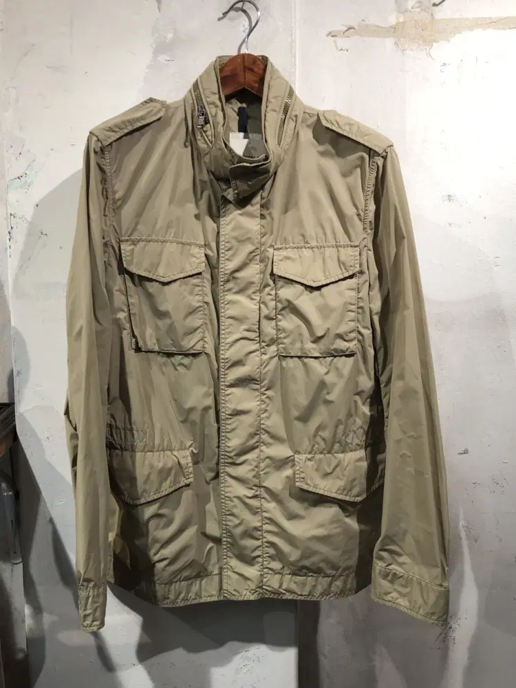 Moncler beige field jacket_f 3