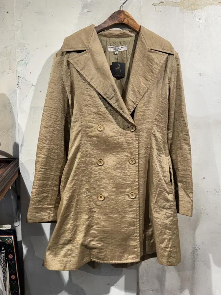 Katharine Hamnett glossy gold jacket_to 4