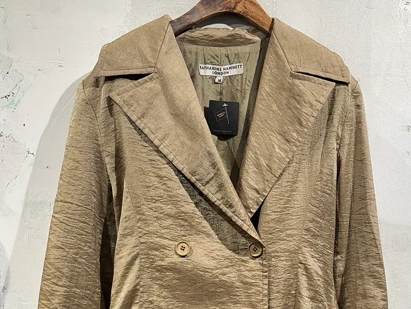Katharine Hamnett glossy gold jacket_to 5