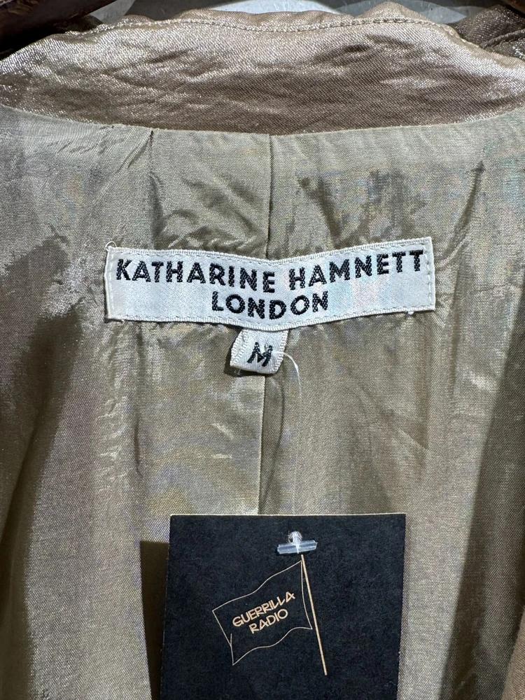 Katharine Hamnett glossy gold jacket_to 8