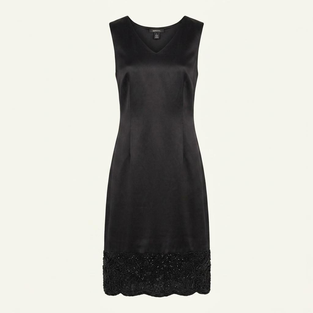 Dkny black sequin midi onepiece +to 1
