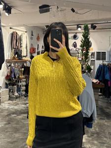Christian Dior yellow sweater_to 2
