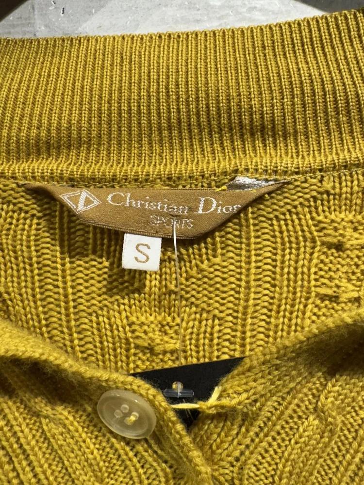 Christian Dior yellow sweater_to 10