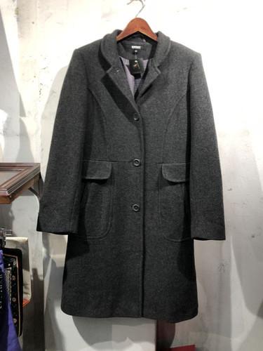 Dkny dark gray wool coat_to 9