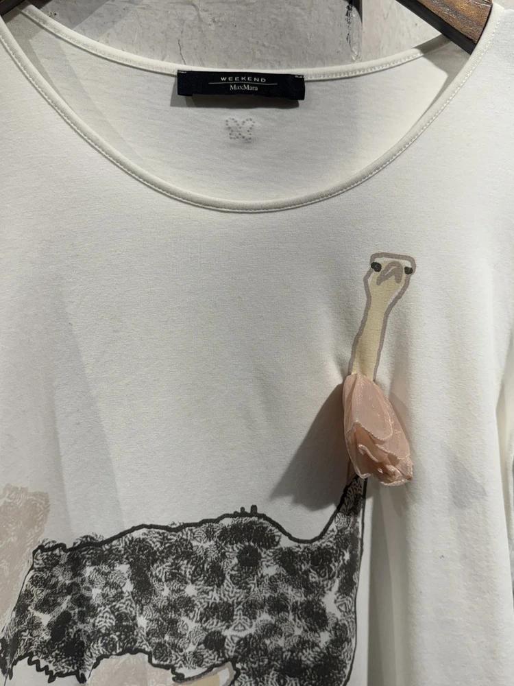 Weekend Maxmara white short sleeve t-shirt +to 6
