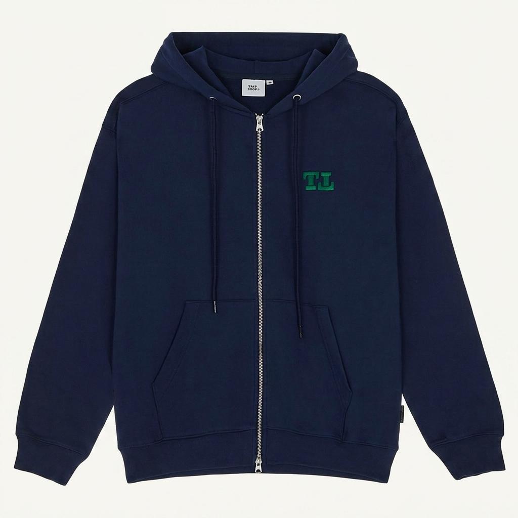 그린로고 2WAY ZIP 후드집업 1