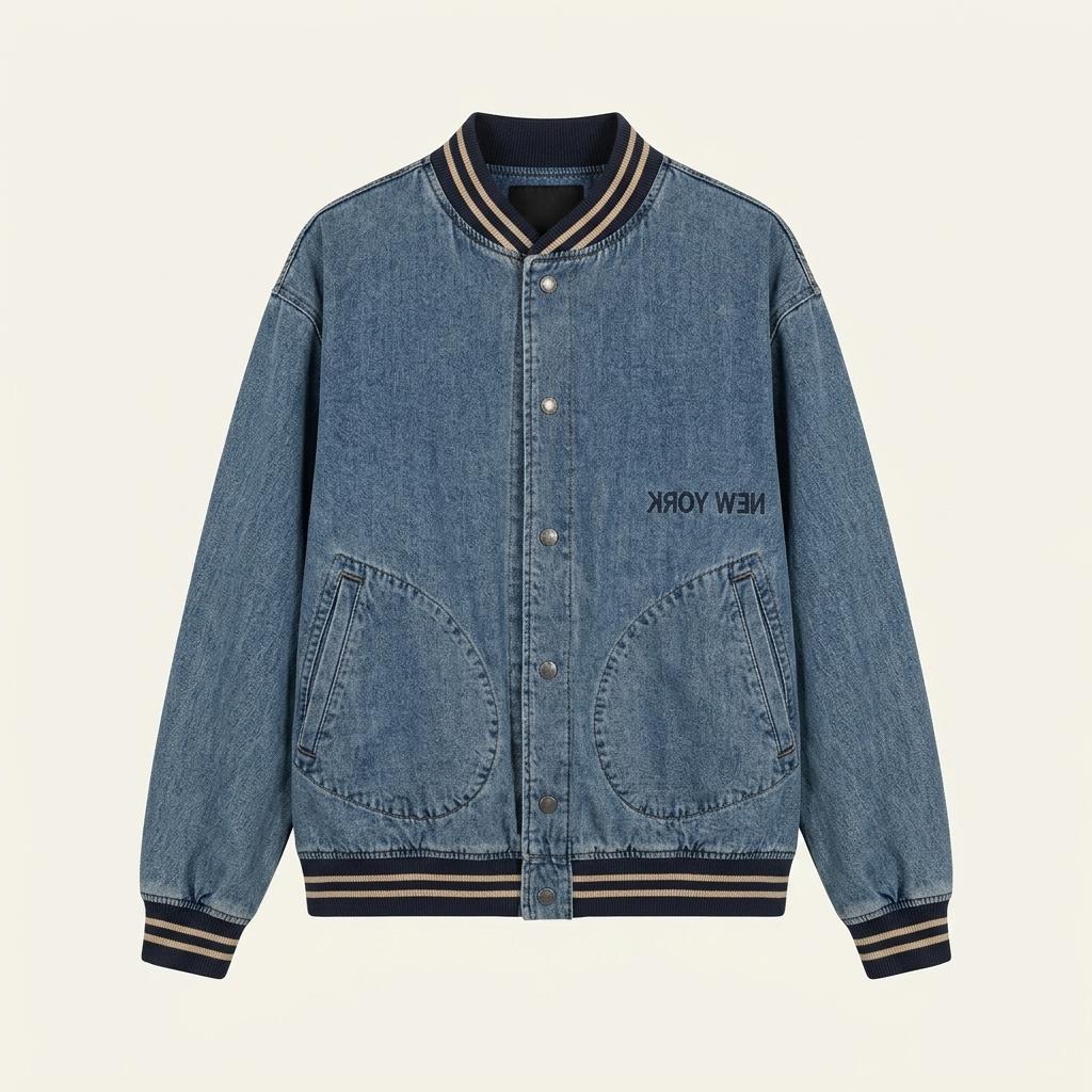 JSNY 뉴욕 데님 바시티 자켓 U1654 1