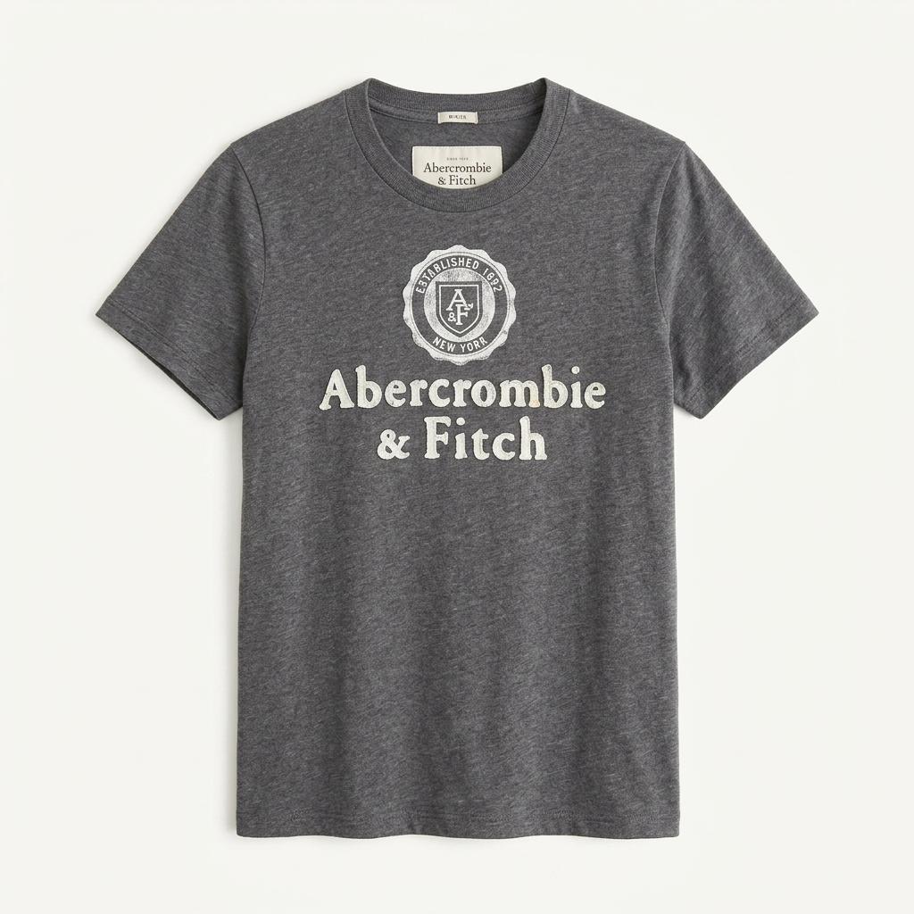 아베크롬비 A&F 빅로고 그레이 티셔츠 M 1