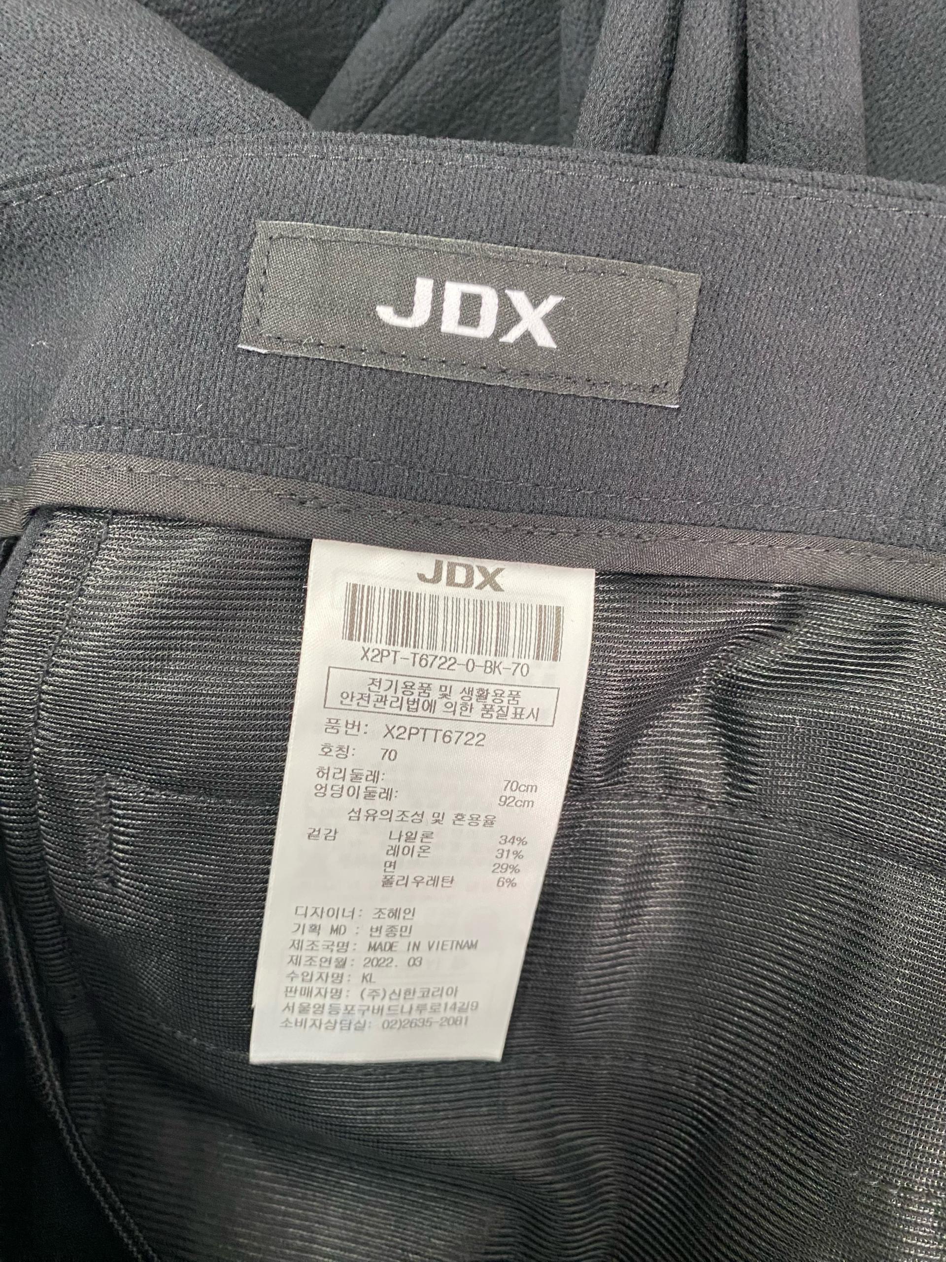 1회착용-JDX 여성 네이비 기본 슬랙스 70 8