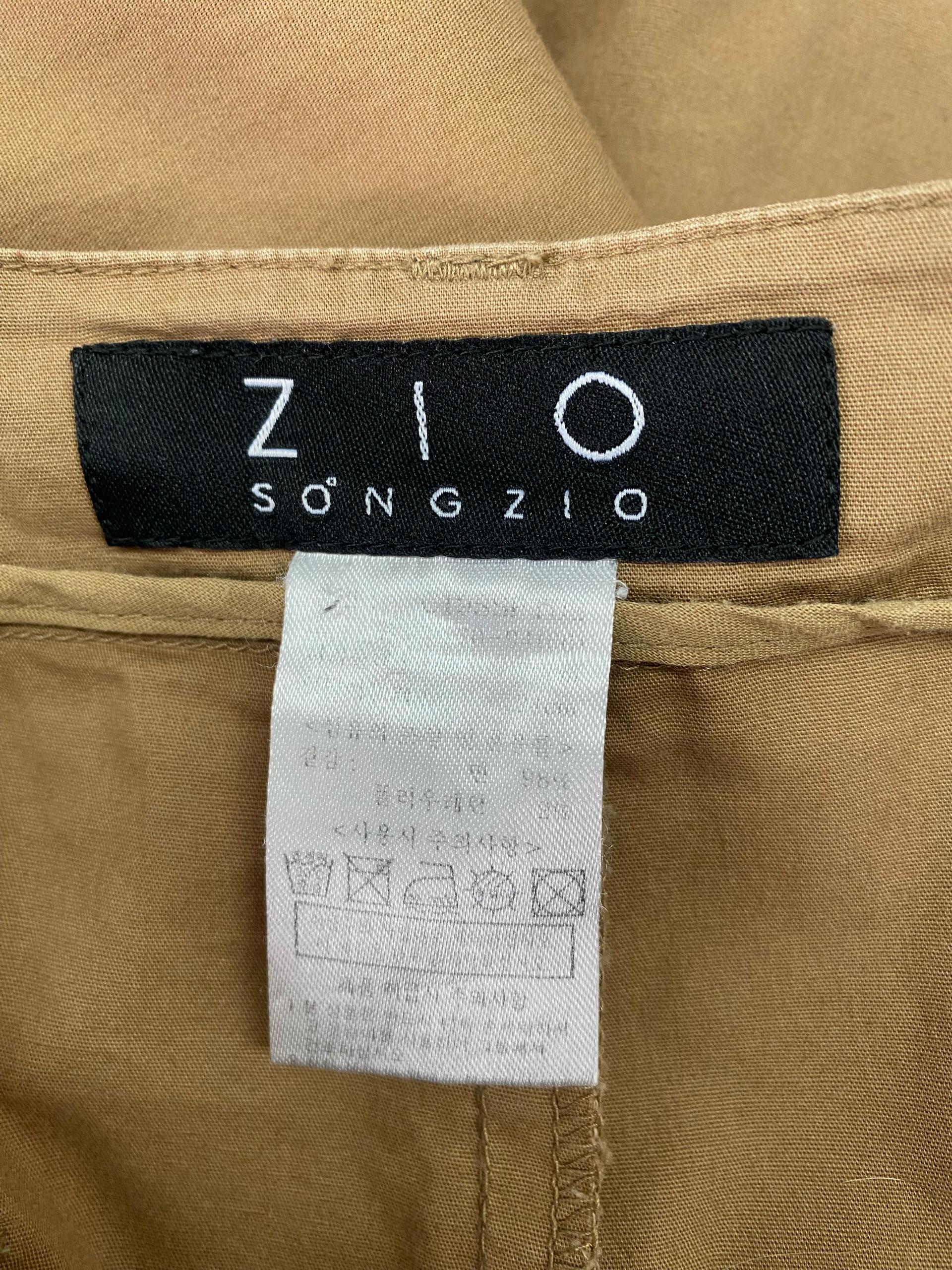 지오송지오 브라운 와이드핏 면바지 7