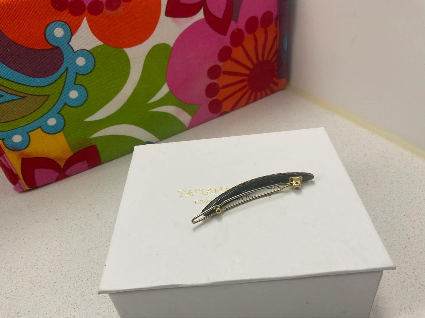 큐빅 헤어핀 6cm 새상품 3