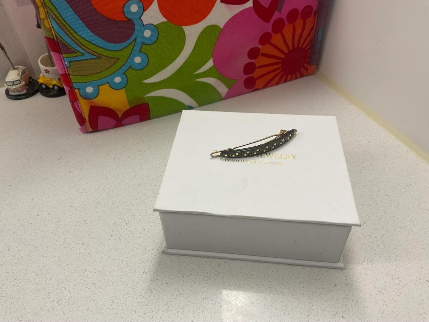 큐빅 헤어핀 6cm 새상품 4