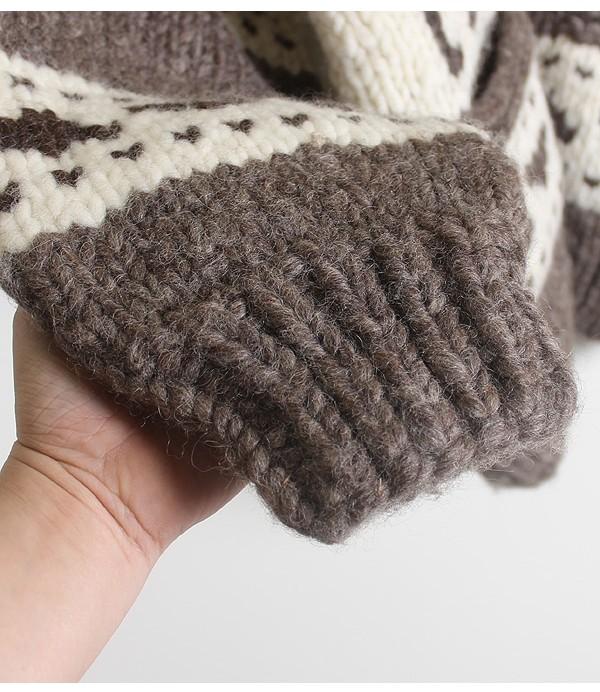 Cowichan Heavy Wool Sweater [Made in CANADA] [미사용] 9