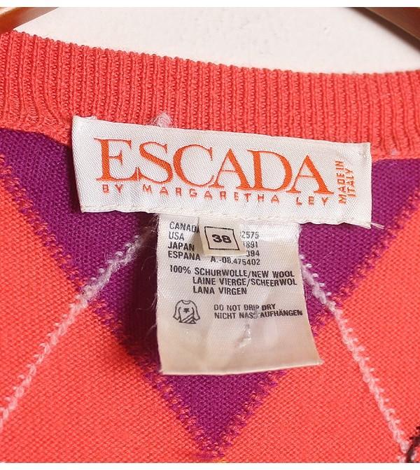 ESCADA [100% Wool] [Made in ITALY] 8