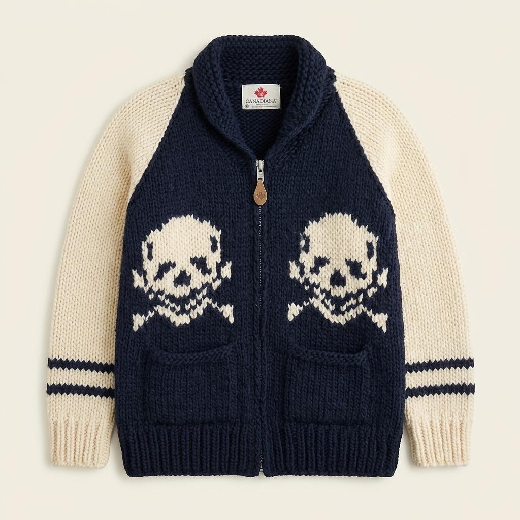 CANADIANA Cowichan Sweater [Made in CANADA] 1