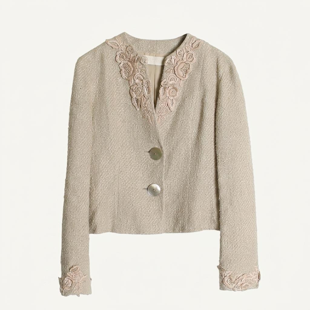 VALENTINO [Linen, Rayon, Cotton] [Made in ITALY] 1