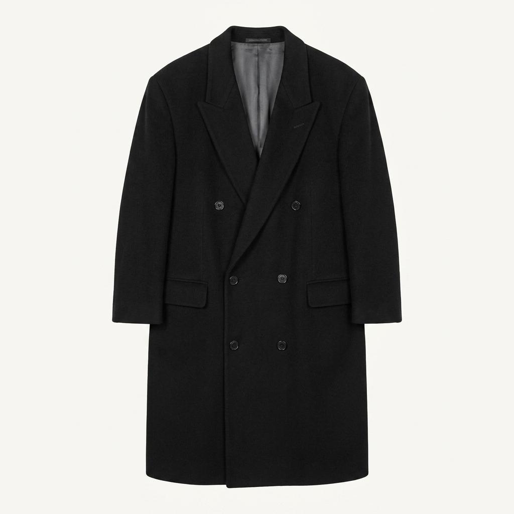 100% Cashmere Long Coat 1