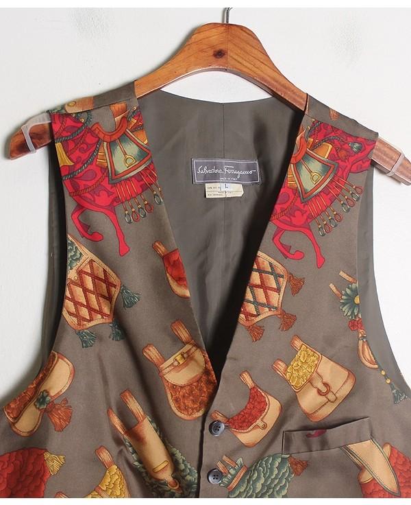 Salvatore Ferragamo [100% Silk] [Made in ITALY] 4