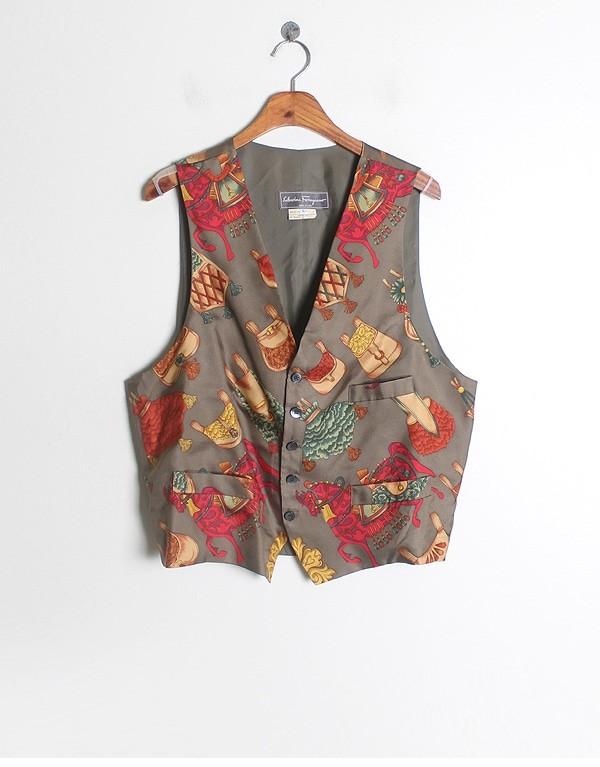 Salvatore Ferragamo [100% Silk] [Made in ITALY] 3
