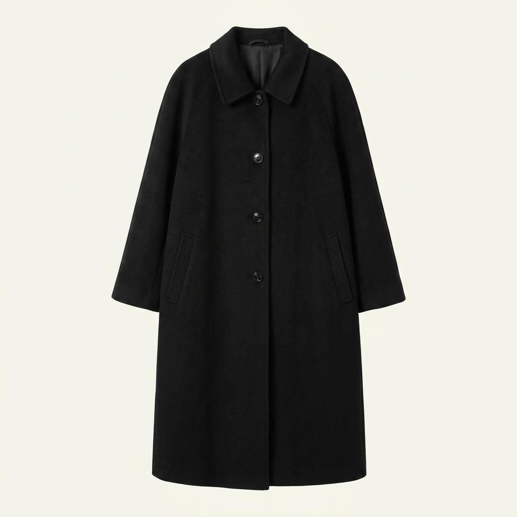 100% Cashmere Coat [폭스퍼카라 탈부착] 1