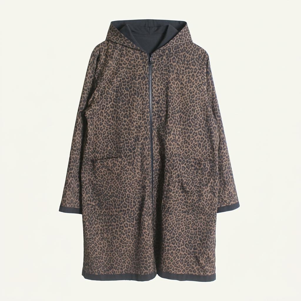 Reversible Women's Hood Zip Coat 1