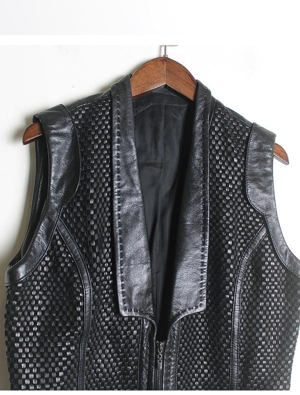 Lamb Leather Vest [Women's] 4