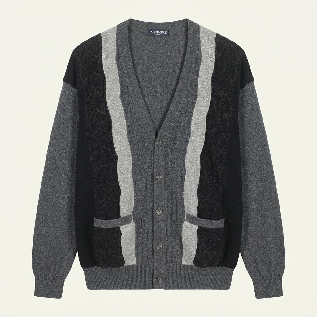 100% Cashmere Knit Cardigan 1