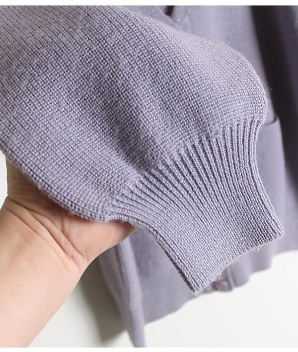 100% Wool Knit Cardigan 8