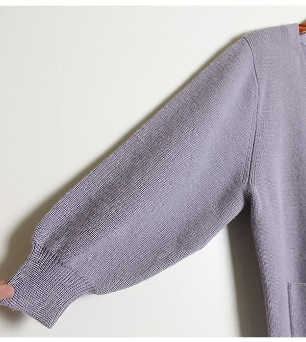 100% Wool Knit Cardigan 7