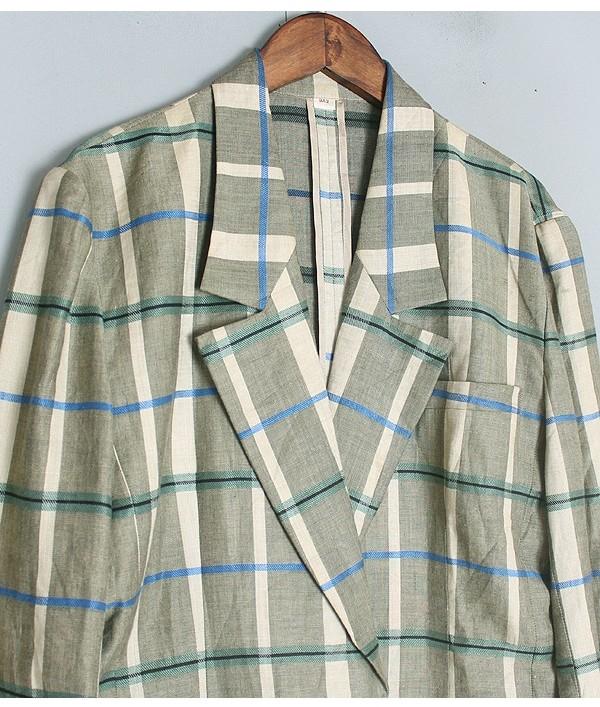 100% Linen Retro JKT 4