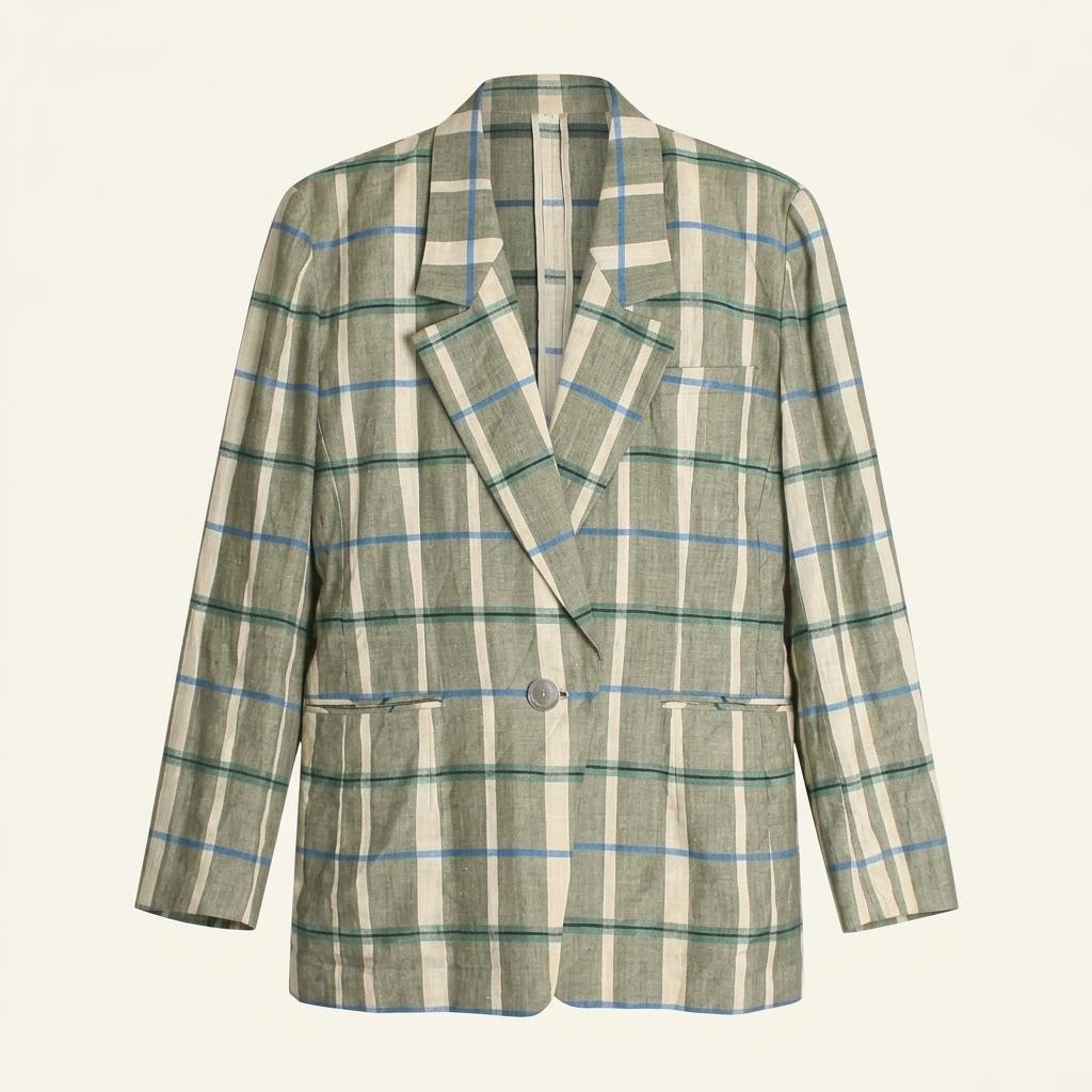 100% Linen Retro JKT 1