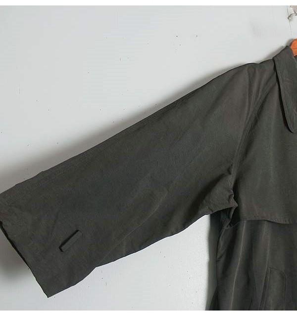 Cotton, Nylon Belted Long Coat [미사용품] 7