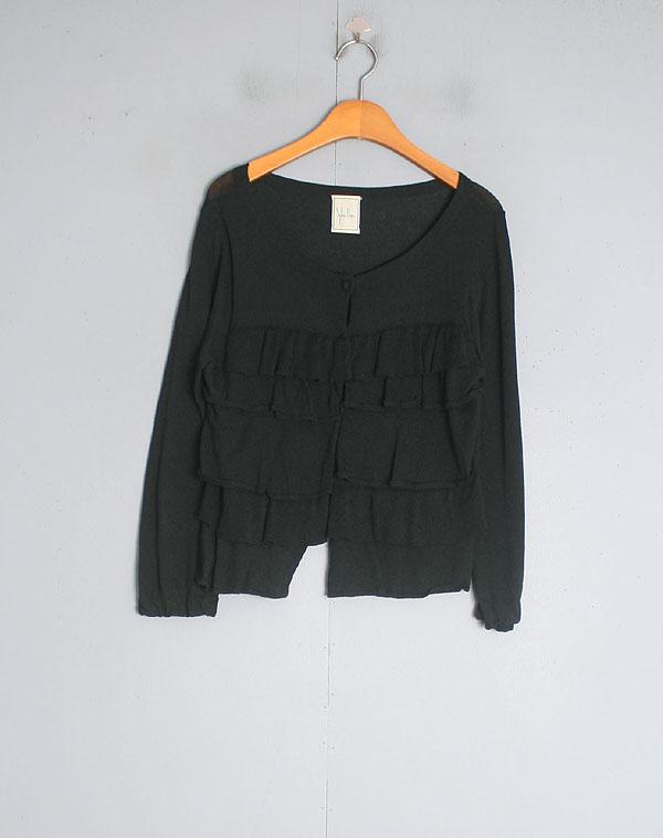 Linen, Rayon Blend Knit Cardigan 2
