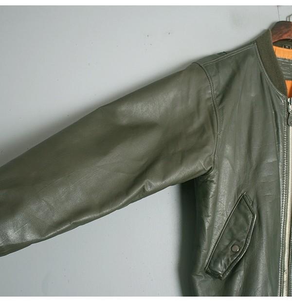 Cow Leather MA-1 Flight Jacket 6