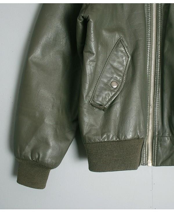 Cow Leather MA-1 Flight Jacket 8