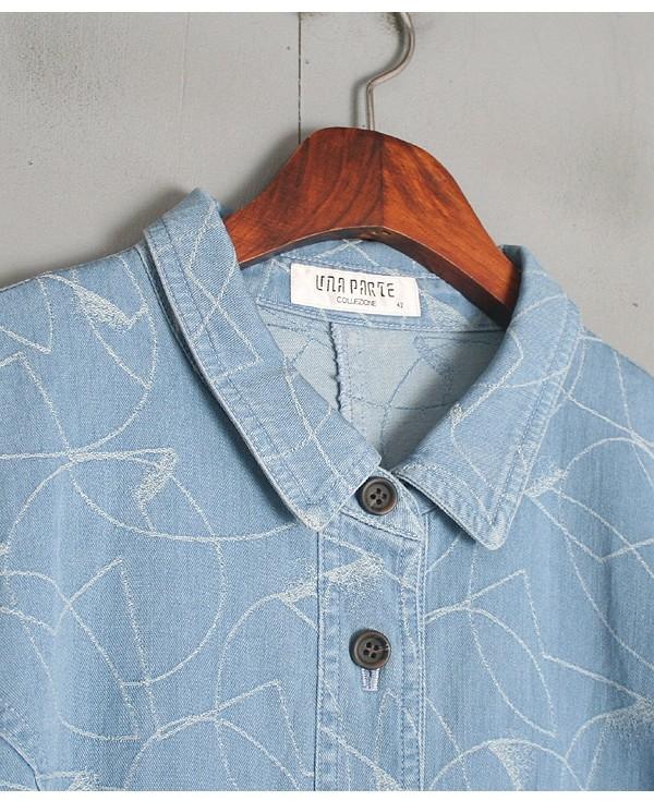 UNA PARTE [Polynosic, Cotton] [Indigo Dyed] 4