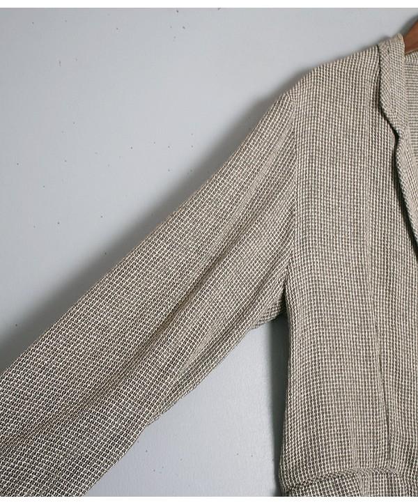 Linen, Rayon Blend Retro JKT 6