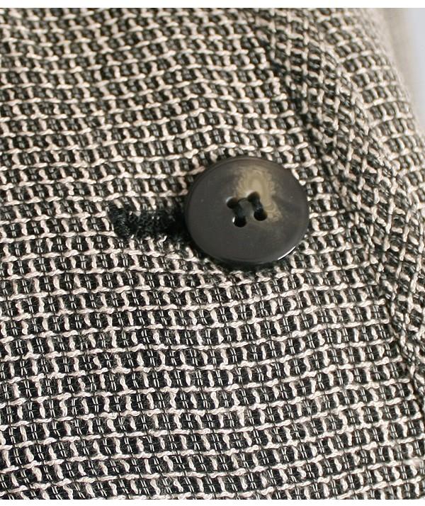 Linen, Rayon Blend Retro JKT 7
