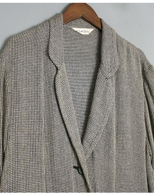 Linen, Rayon Blend Retro JKT 4