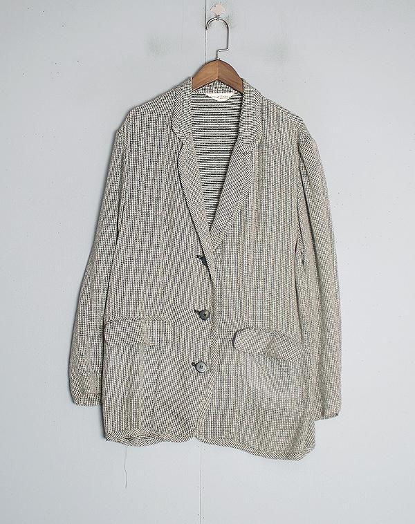 Linen, Rayon Blend Retro JKT 2