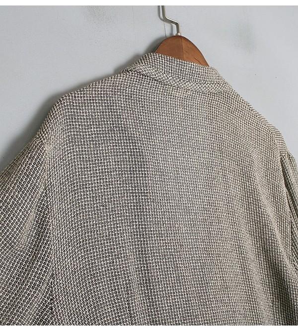 Linen, Rayon Blend Retro JKT 11