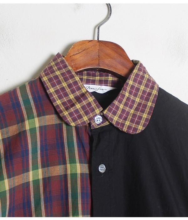 Cotton Patch-work Women's Shirt 4