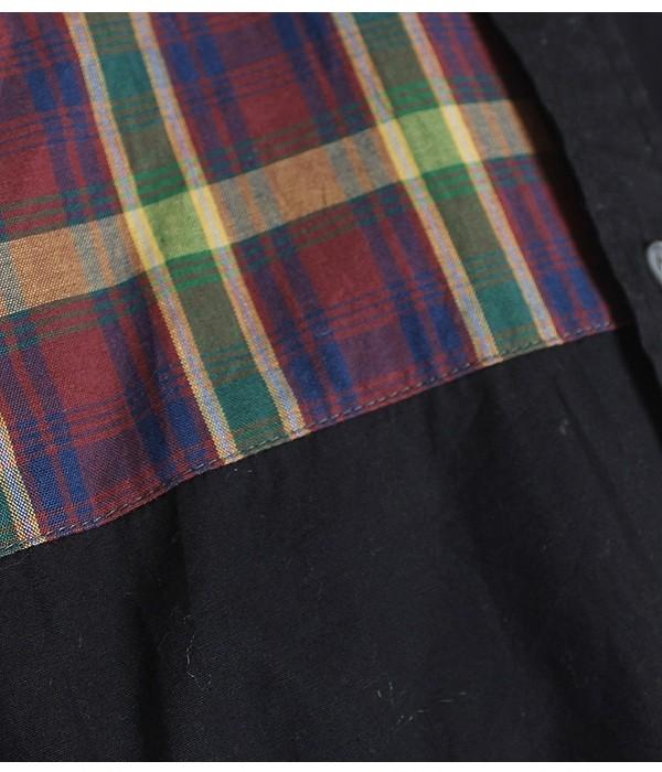 Cotton Patch-work Women's Shirt 8