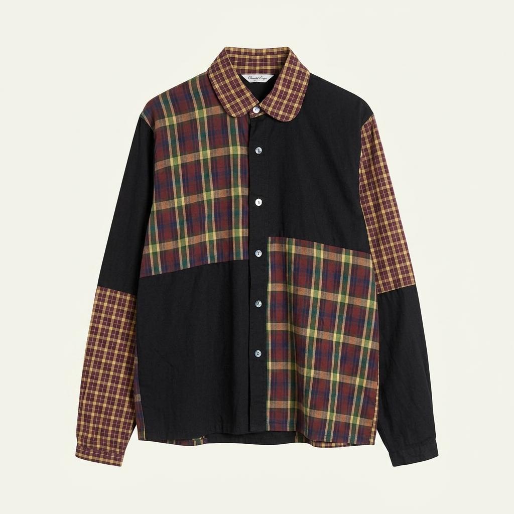 Cotton Patch-work Women's Shirt 1
