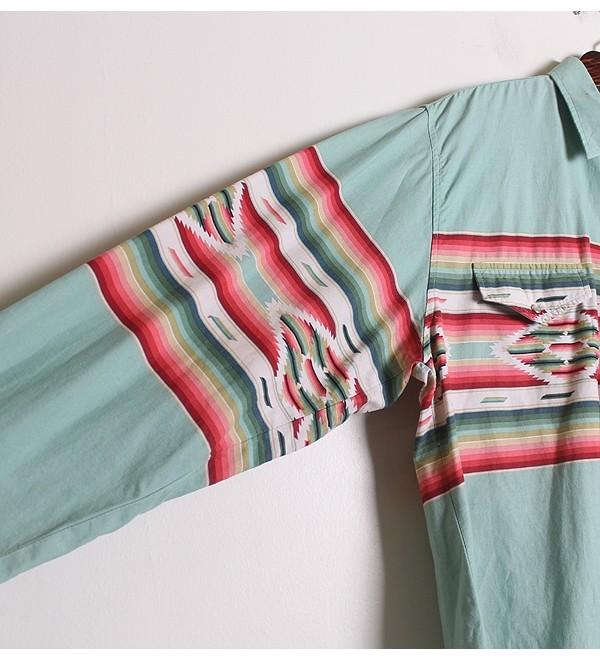 Ethnic Pattern Cotton Shirt 9