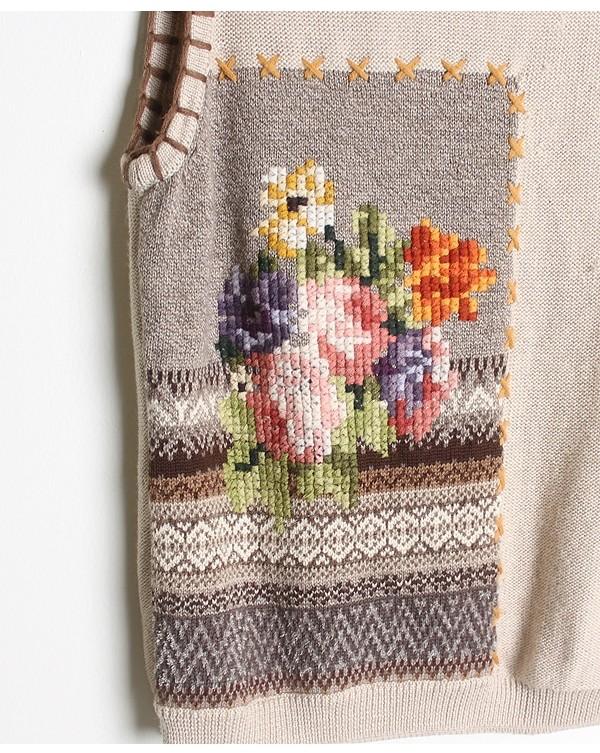 100% Wool Knit Vest 5