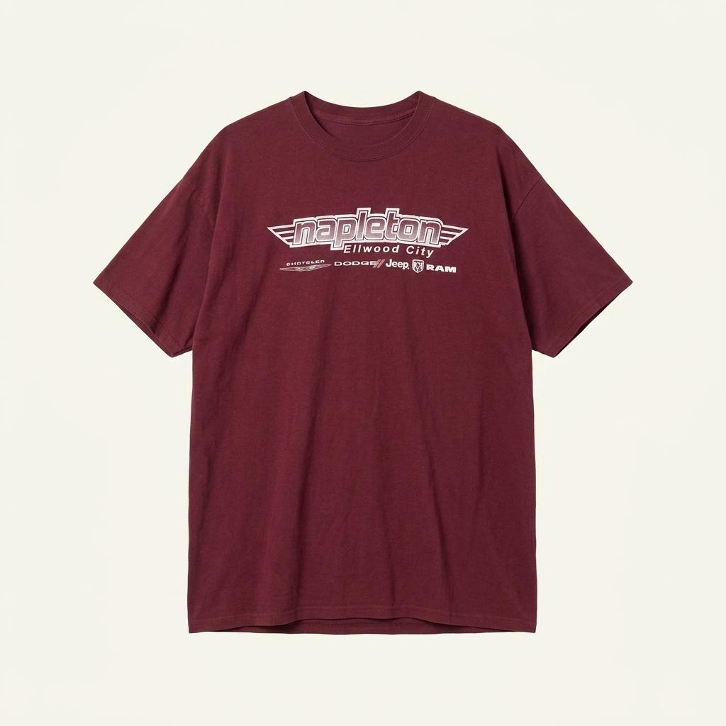 Cotton Round-Neck T-Shirt 1