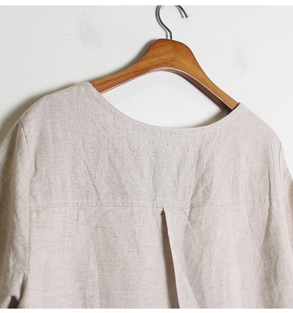 Lace Detail 100% Linen Top 8