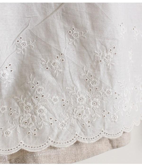 Lace Detail 100% Linen Top 10