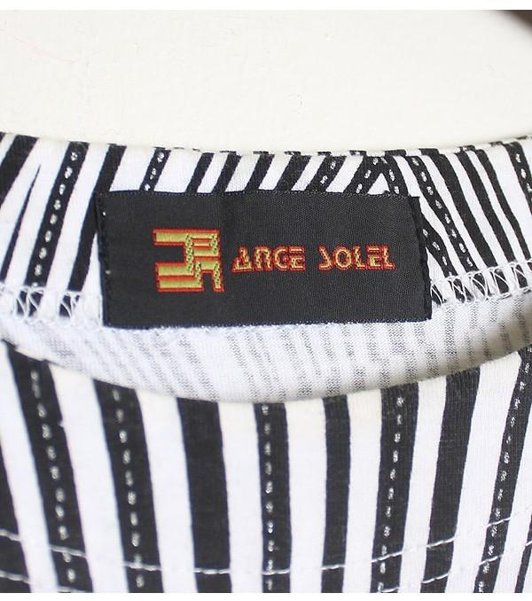 Zebra Pattern Cotton T-Shirt 7